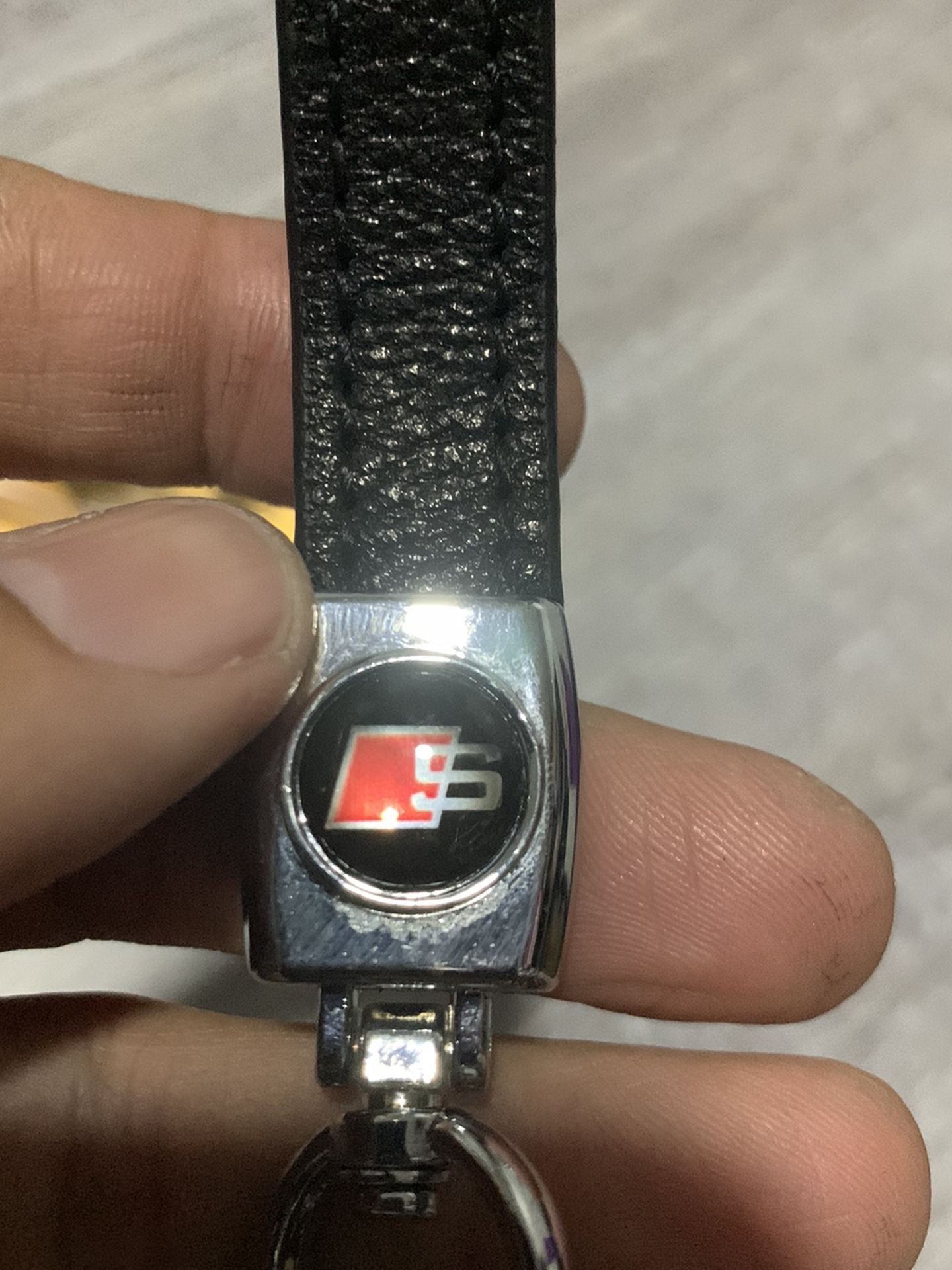 Leather Keychain New