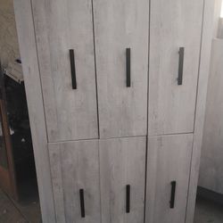 6 Drawer Dresser Gray 9/10