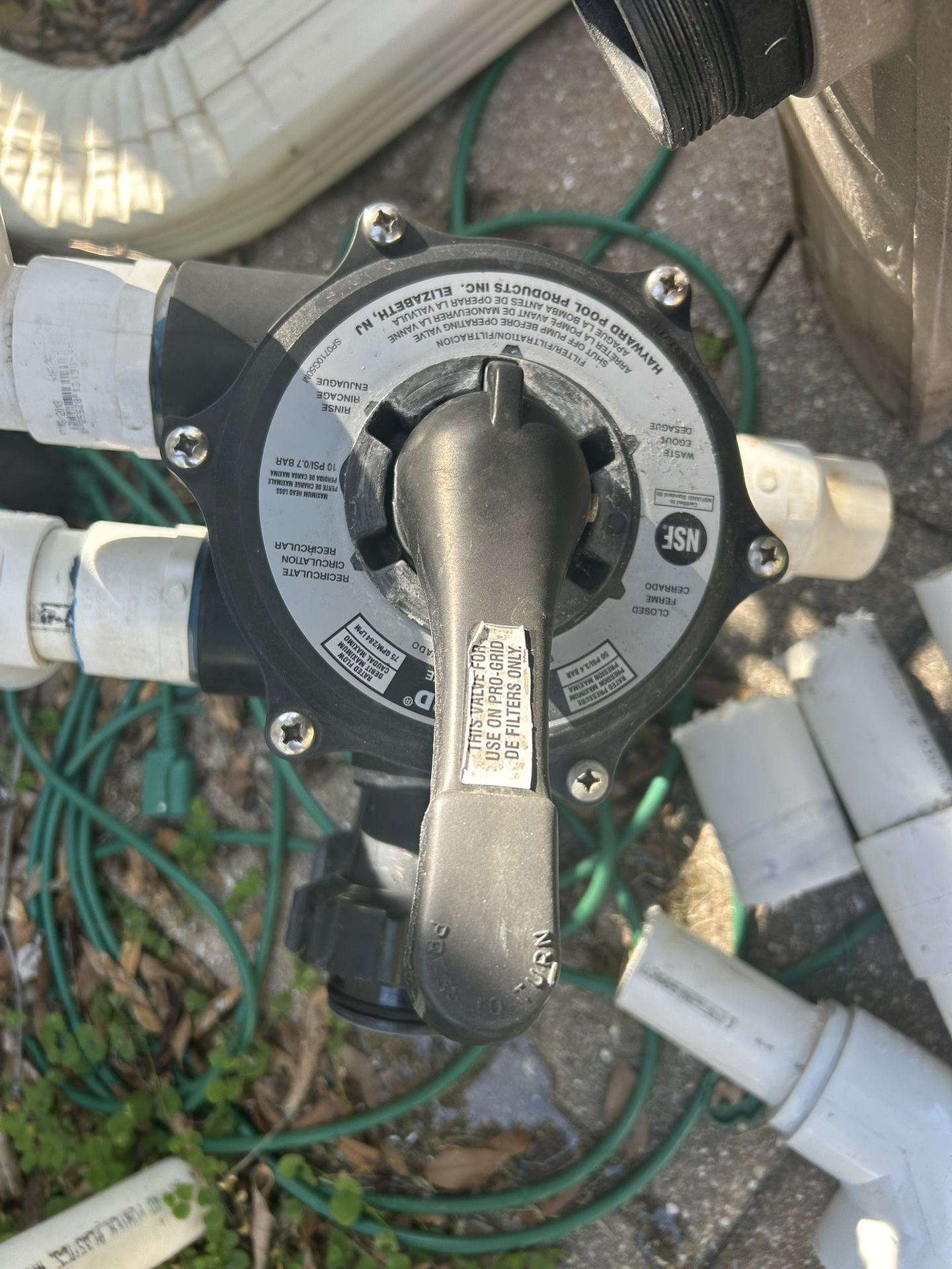 DE Pool Filter