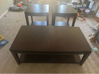 Coffee Table + 2 end tables