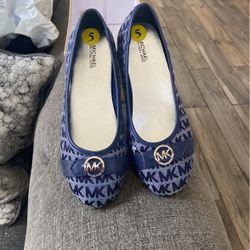 Michael Kors Navy Blue Flats