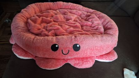 Pink Octopus Dog Bed XL