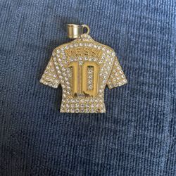 Messi gold pendant