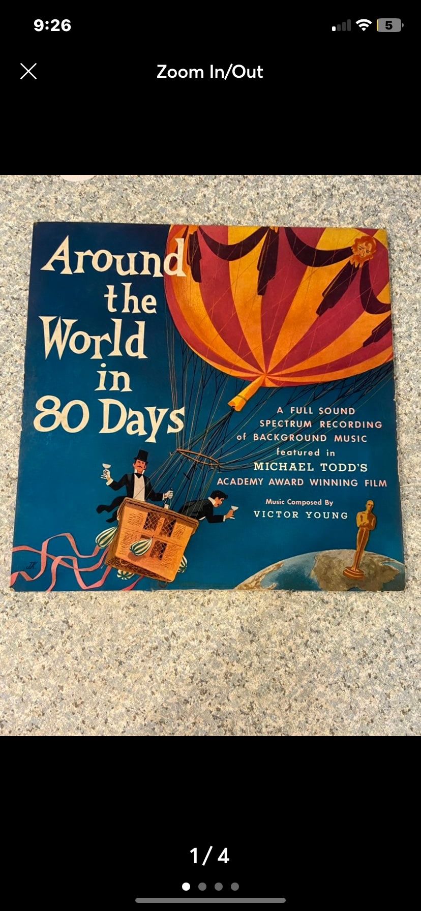 Around the World In 80 Days Vinyl Record LP