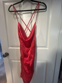 Red Backless Dress