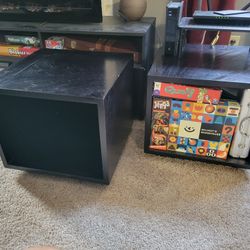 Accent Table Or Side Table Storage Cubes