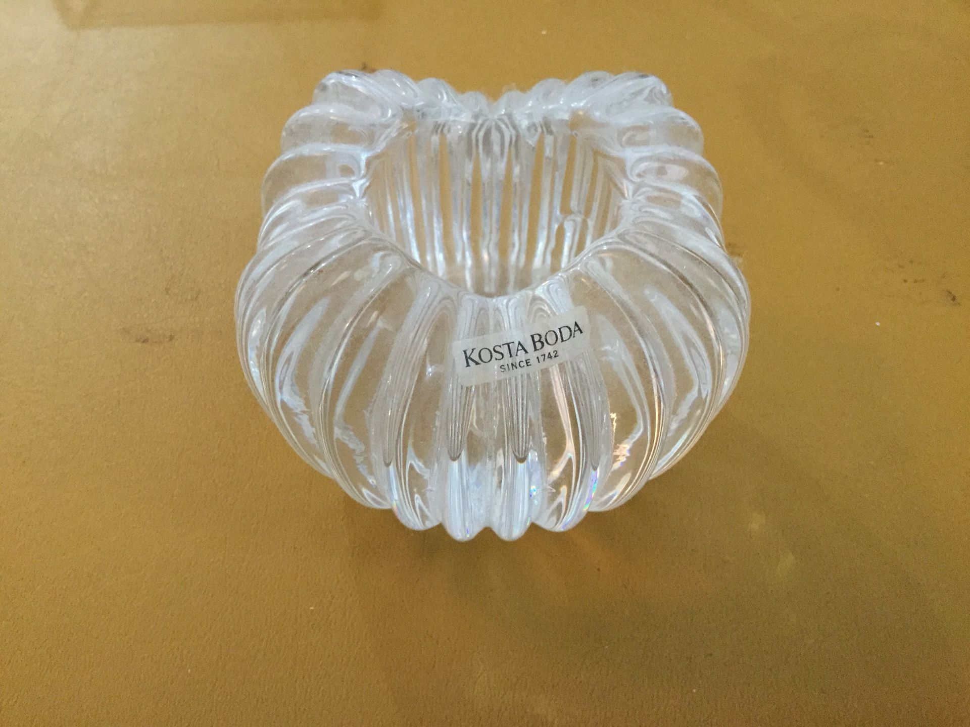 Kosta Boda Votive - Crystal Tea Light Holder - Excellent Condition. Beautiful