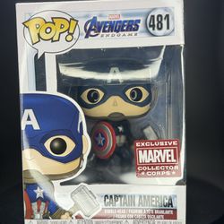 Funko POP! Marvel Avengers: Endgame Captain America #481 Vinyl Figure DAMAGED