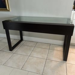 Glass Console Table