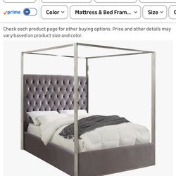 Cali king size bed frame only