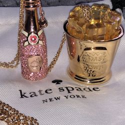 (Rare) kate Spades Champagne Necklace 