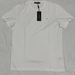 Dolce & Gabbana White Logo Patch Tshirt