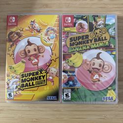 2 Monkey Ball Games Nintendo Switch 