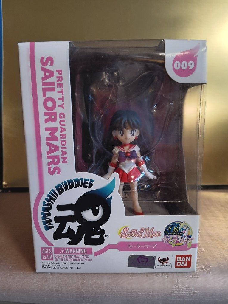 Bandai Tamashii Buddies Pretty Guardian Sailor Moon 009 Sailor Mars Figure