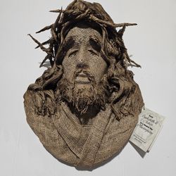 Unique Hand Made Jesus Art Piece - One of a Kind!