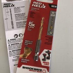 Milwaukee Metal Drill Bit 1/4” Model Red Helix