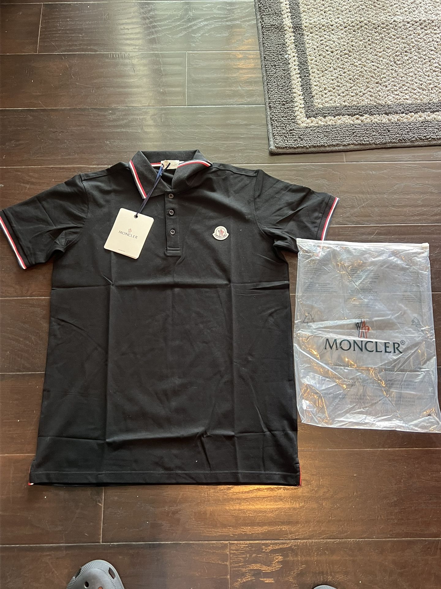 Moncler Black Button Up Shirt