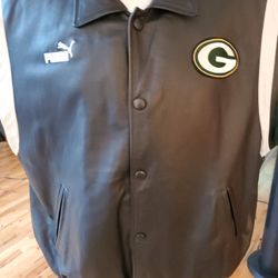 Leather Packers Jacket