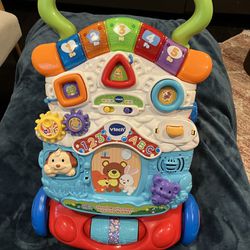 VTech Stroll & Discover Activity Walker 2 -in-1 Unisex Baby & Toddler Toys