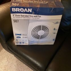 Broan  8in Thru Wall Fan