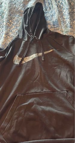 Nike Pullover Hoodie Black Mens Medium