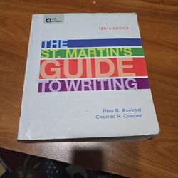 Thr St. Martin's Guide To Writing