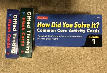 K-1 Grade Critical Thinking Cards And Polka Dot Game