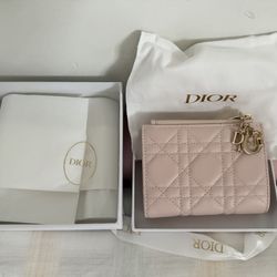 Lady Dior Dahlia Wallet