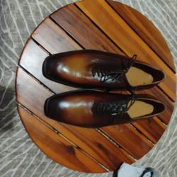 Hand Made Leather Dress Shoes Size 8 Mens