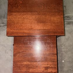 3 Solid Wood Tables 