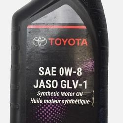 0w8 Toyota Oil