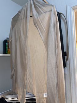 a’gaci taupe cardigan