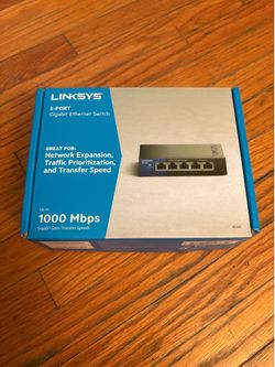 Linksys 5 Port Ethernet Switch