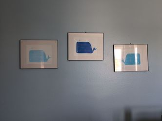 Whale paint art