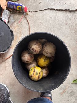 Used Baseballs and Softballs Lot