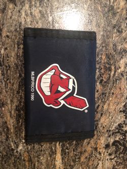 Chief wahoo Indians wallet