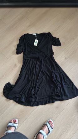 Black stretchy dress. Size 16