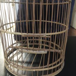 Teak Birdcage 