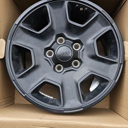 (4) 17x 7.5 JEEP wheels 