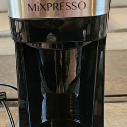 Mixpresso Mini sized single serve coffee maker