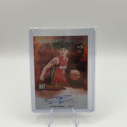 2024-25 Panini NBA Hoops Tyler Herro #HS-HRO Hot Signatures Auto Miami Heat