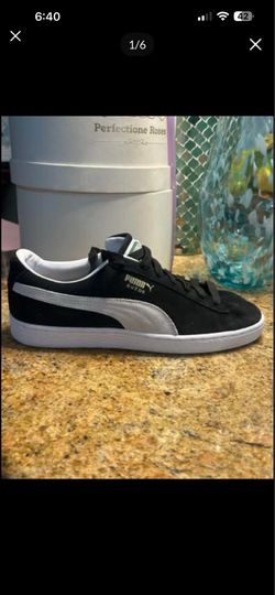 Puma First Round Brand New Black White No Box Size4.5,7,  an 8 men