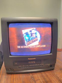 PANASONIC 13" CRT TV INPUTS RCA VCR RETRO GAMING TV