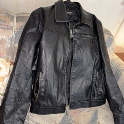 Kenneth Cole Reaction XXL leather Jacket NEW
