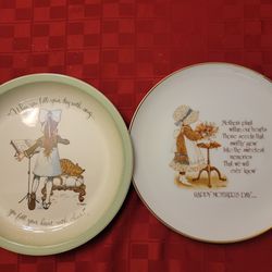 Vintage Holly Hobbie Collectible Plates
