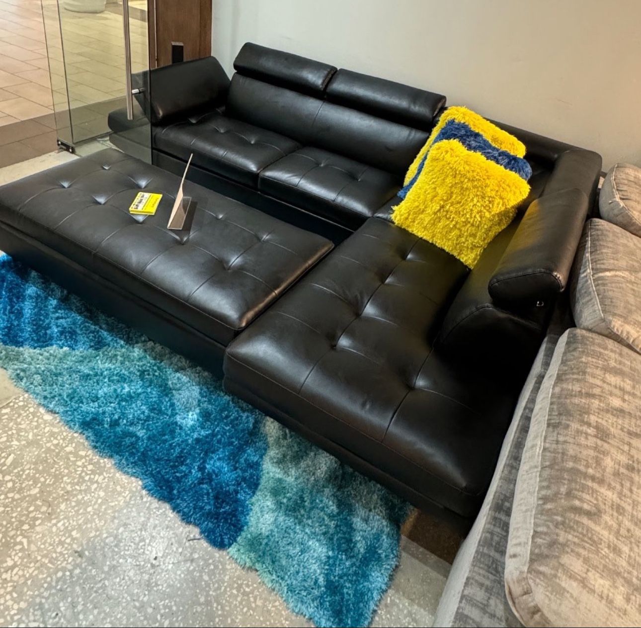 COMFY NEW IBIZA SECTIONAL SOFA AND OTTOMAN SET ON SALE ONLY $999. IN STOCK SAME DAY DELIVERY π EASY FINANCING