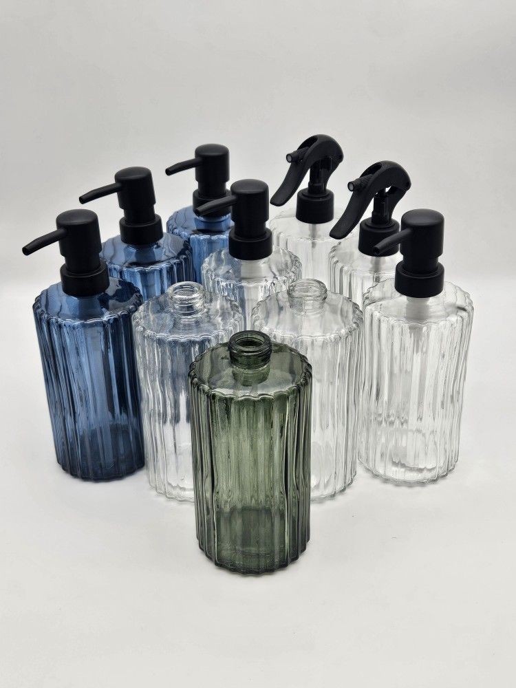 10 PC Glass Jars