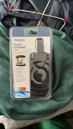 Aquatic flat heater for fish tank