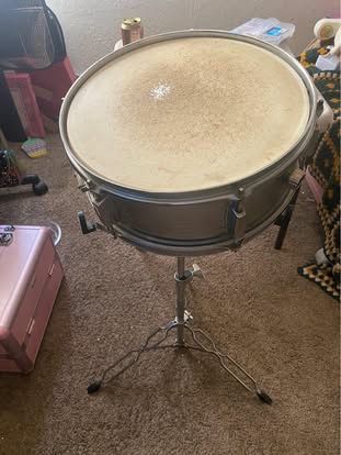 Vintage Snare Drum Sound Percussion With Stand $60