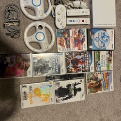 Nintendo Wii + 12 Games (hablo Espanol)